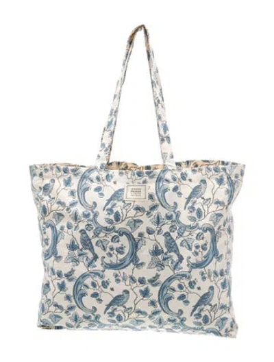 Pre-owned Sézane Canvas Tote In Neutrals