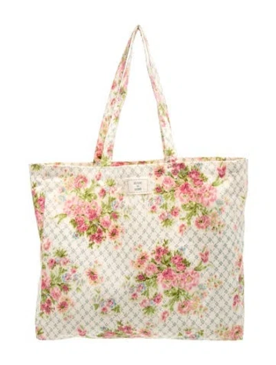 Pre-owned Sézane Canvas Tote In Neutrals