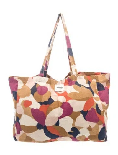 Pre-owned Sézane Canvas Tote In Neutrals