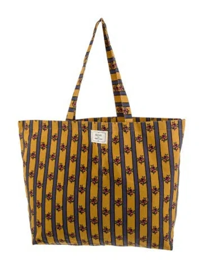 Pre-owned Sézane Canvas Tote In Orange