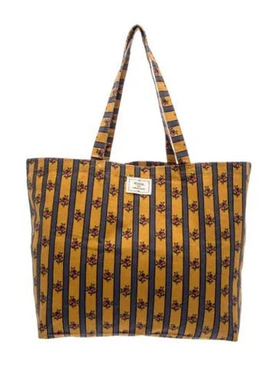 Pre-owned Sézane Canvas Tote In Orange