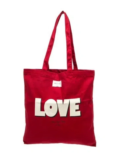 Pre-owned Sézane Canvas Tote In Pink