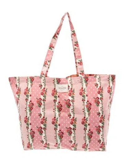 Pre-owned Sézane Canvas Tote In Pink