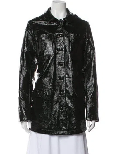 Pre-owned Sézane Coat In Black
