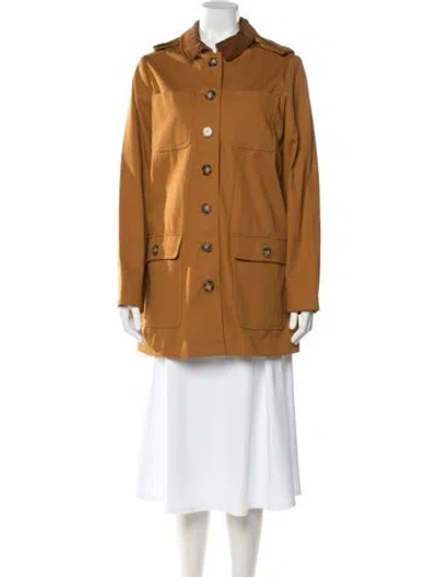 Pre-owned Sézane Coat In Brown