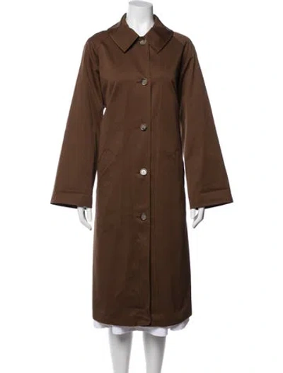 Pre-owned Sézane Coat In Brown