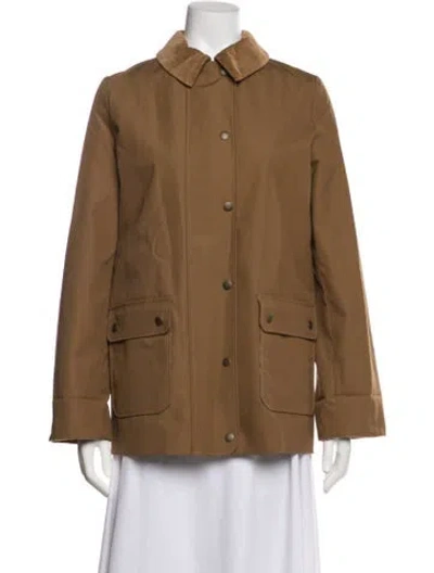 Pre-owned Sézane Coat In Brown