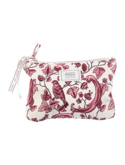 Pre-owned Sézane Cosmetic Bag In Pink