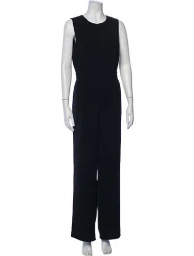 Pre-owned Sézane Crew Neck Jumpsuit In Blue