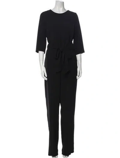 Pre-owned Sézane Crew Neck Jumpsuit W/ Tags In Black