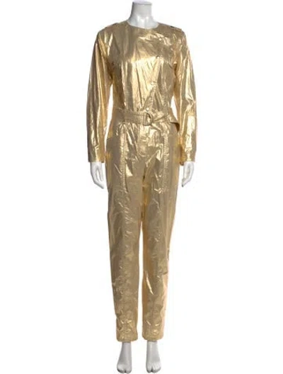 Pre-owned Sézane Crew Neck Jumpsuit W/ Tags In Neutral