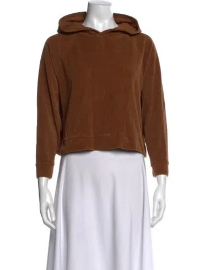 Pre-owned Sézane Crew Neck Long Sleeve Sweatshirt In Neutral