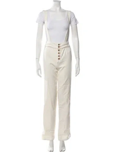 Pre-owned Sézane Crew Neck Overalls In Neutrals