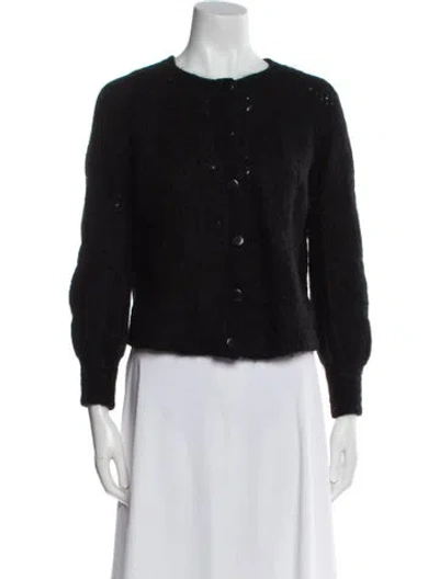 Pre-owned Sézane Crew Neck Sweater In Black