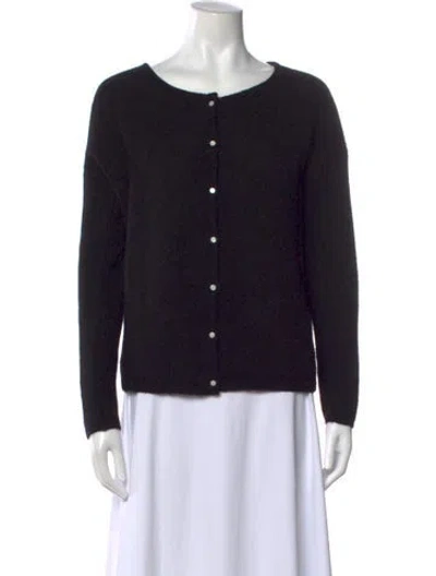 Pre-owned Sézane Crew Neck Sweater In Black