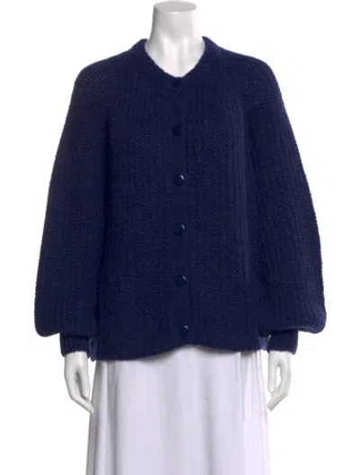 Pre-owned Sézane Crew Neck Sweater In Blue