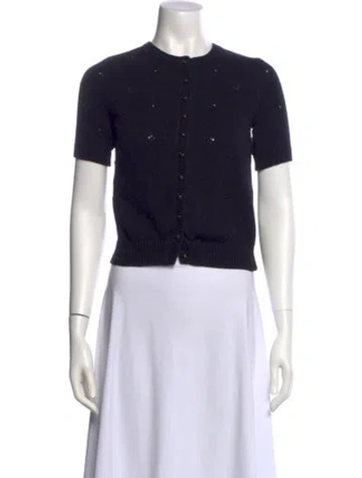 Pre-owned Sézane Crew Neck Sweater In Blue