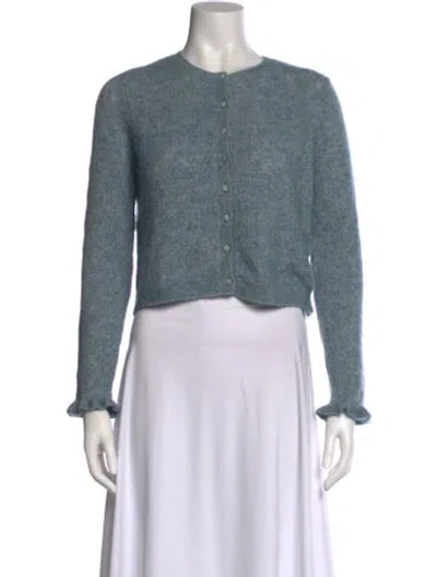 Pre-owned Sézane Crew Neck Sweater In Blue