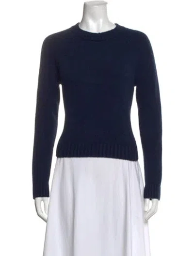 Pre-owned Sézane Crew Neck Sweater In Blue