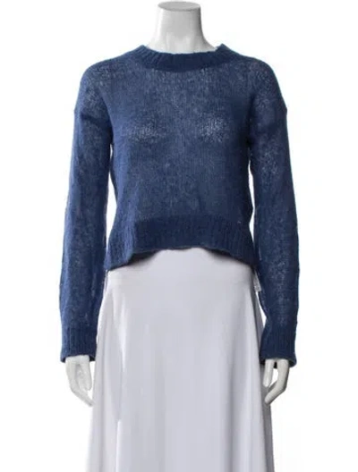 Pre-owned Sézane Crew Neck Sweater In Blue