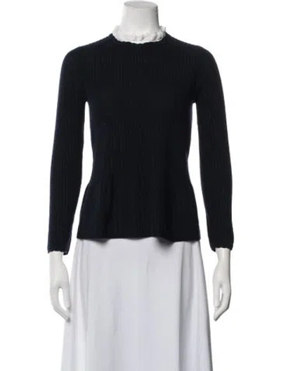 Pre-owned Sézane Crew Neck Sweater In Blue