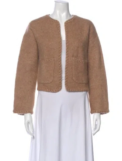 Pre-owned Sézane Crew Neck Sweater In Brown