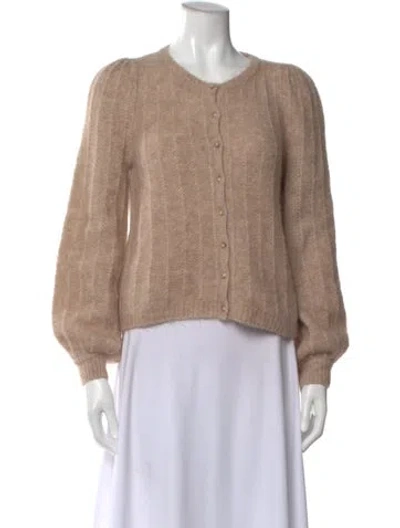 Pre-owned Sézane Crew Neck Sweater In Brown