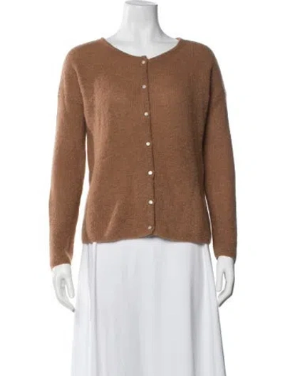 Pre-owned Sézane Crew Neck Sweater In Brown