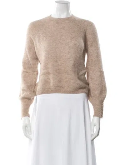 Pre-owned Sézane Crew Neck Sweater In Brown