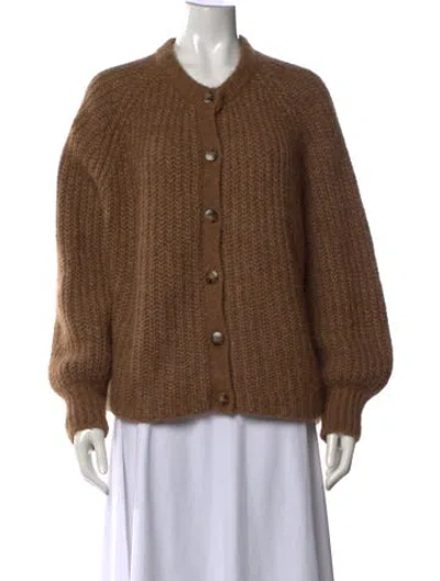 Pre-owned Sézane Crew Neck Sweater In Brown