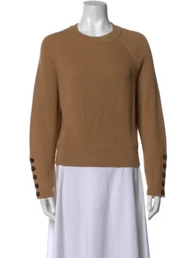 Pre-owned Sézane Crew Neck Sweater In Brown