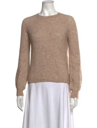 Pre-owned Sézane Crew Neck Sweater In Brown