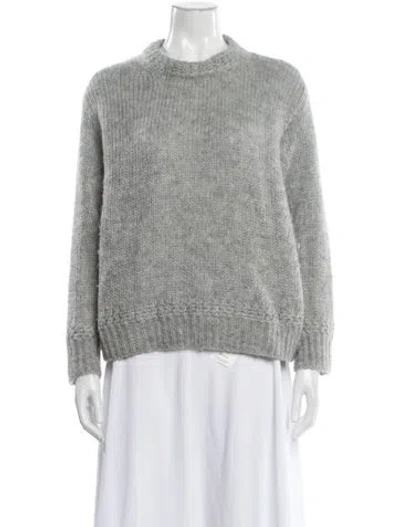 Pre-owned Sézane Crew Neck Sweater In Gray