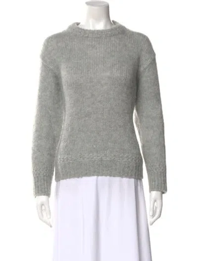Pre-owned Sézane Crew Neck Sweater In Gray