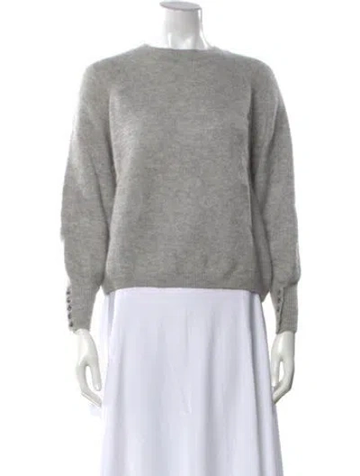 Pre-owned Sézane Crew Neck Sweater In Gray