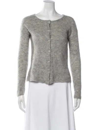 Pre-owned Sézane Crew Neck Sweater In Grey