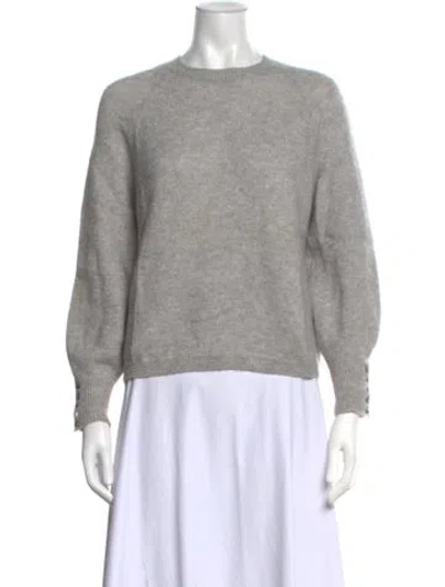 Pre-owned Sézane Crew Neck Sweater In Grey