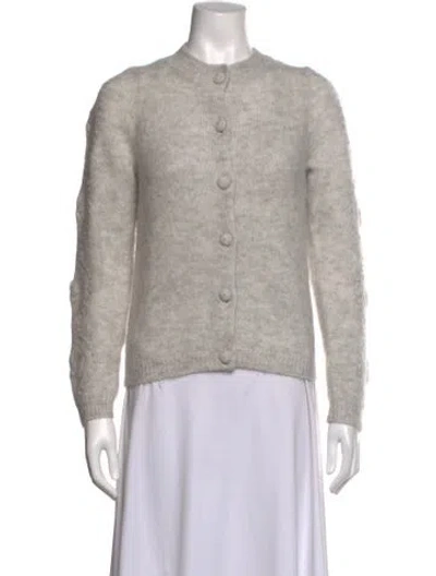 Pre-owned Sézane Crew Neck Sweater In Grey