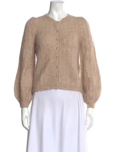 Pre-owned Sézane Crew Neck Sweater In Neutral