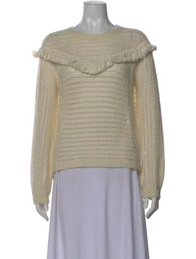 Pre-owned Sézane Crew Neck Sweater In Neutral