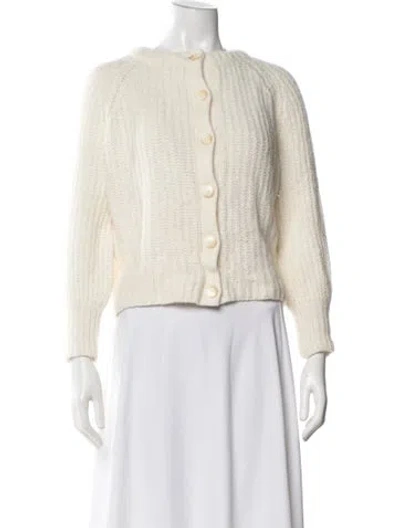 Pre-owned Sézane Crew Neck Sweater In Neutral
