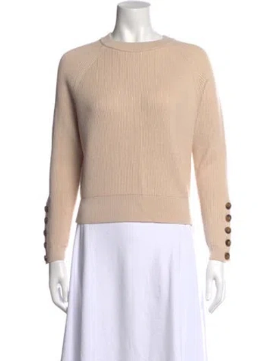 Pre-owned Sézane Crew Neck Sweater In Neutrals