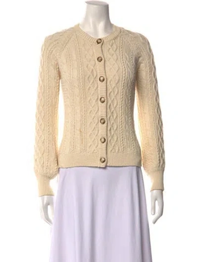 Pre-owned Sézane Crew Neck Sweater In Neutrals