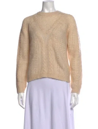 Pre-owned Sézane Crew Neck Sweater In Neutrals