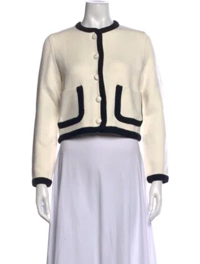 Pre-owned Sézane Crew Neck Sweater In Neutrals