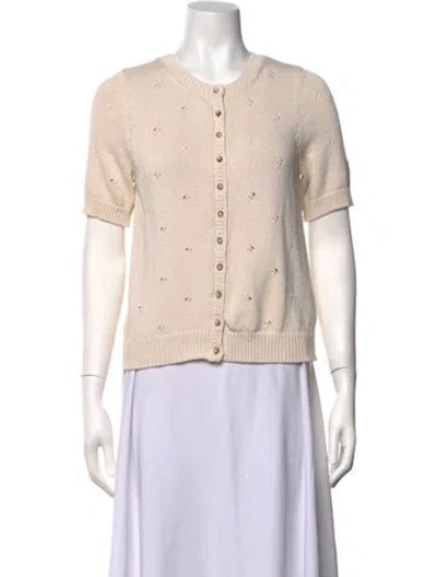 Pre-owned Sézane Crew Neck Sweater In Neutrals