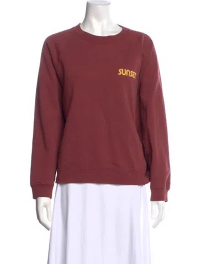 Pre-owned Sézane Crew Neck Sweater In Pink