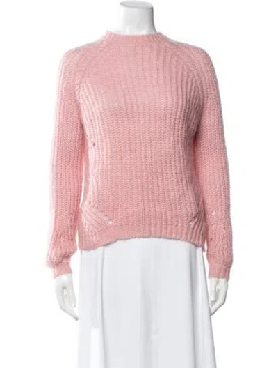 Pre-owned Sézane Crew Neck Sweater In Pink