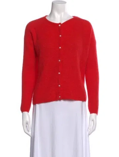 Pre-owned Sézane Crew Neck Sweater In Red