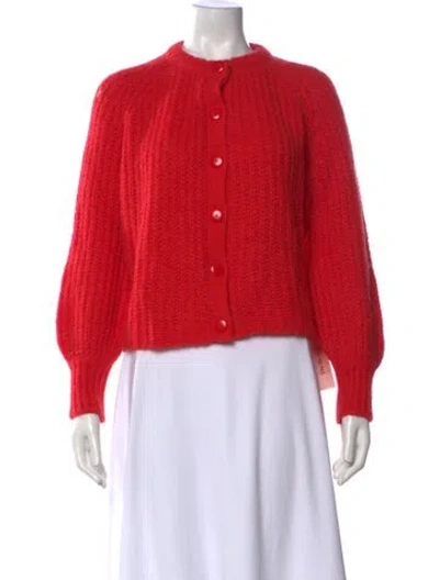 Pre-owned Sézane Crew Neck Sweater In Red